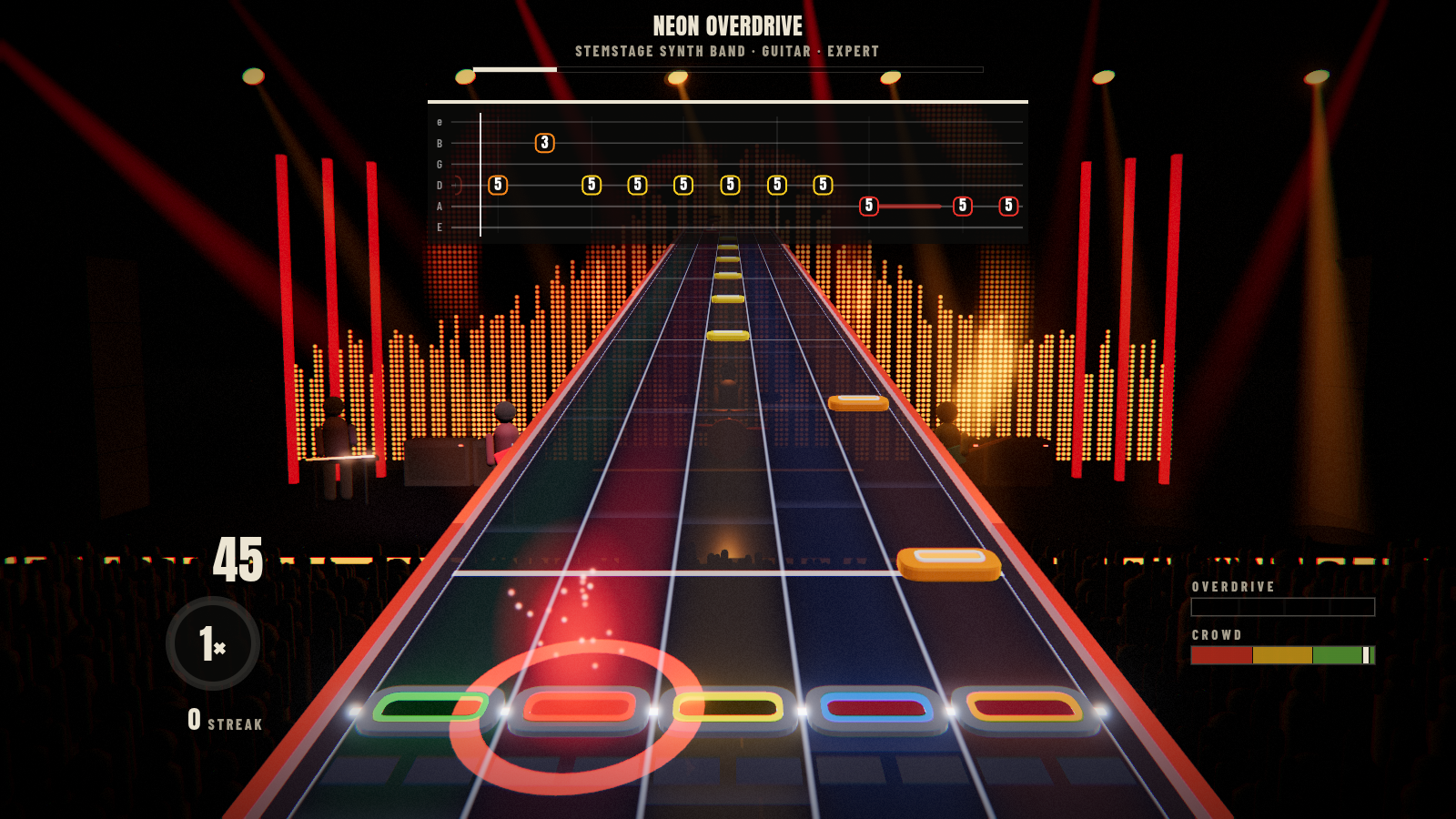 Guitar tablature