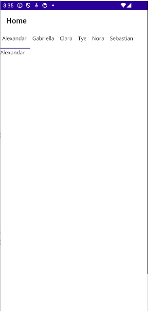 Getting started with .NET MAUI Tab View