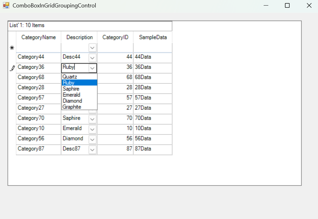 How To Add Combobox For Particular Column In Winforms ...