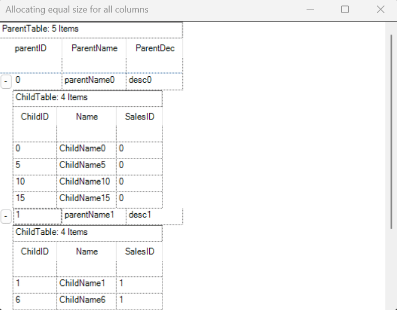 How To Resize Parent Grid Columns To Automatically Adjust Child Grid ...