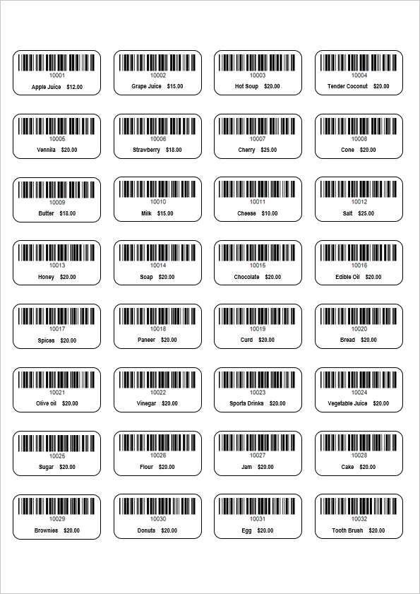 Barcode-labels in C#