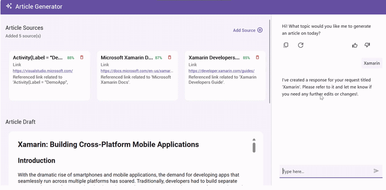 Article Generation in .NET MAUI ImageEditor