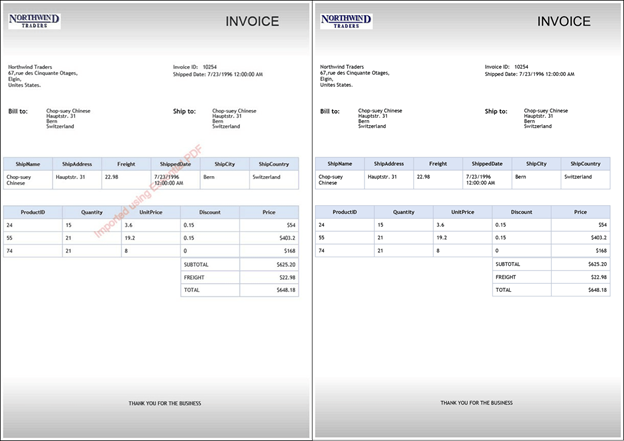 Remove Watermark output