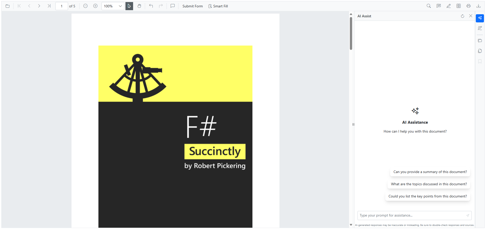 Syncfusion® Smart PDF Viewer