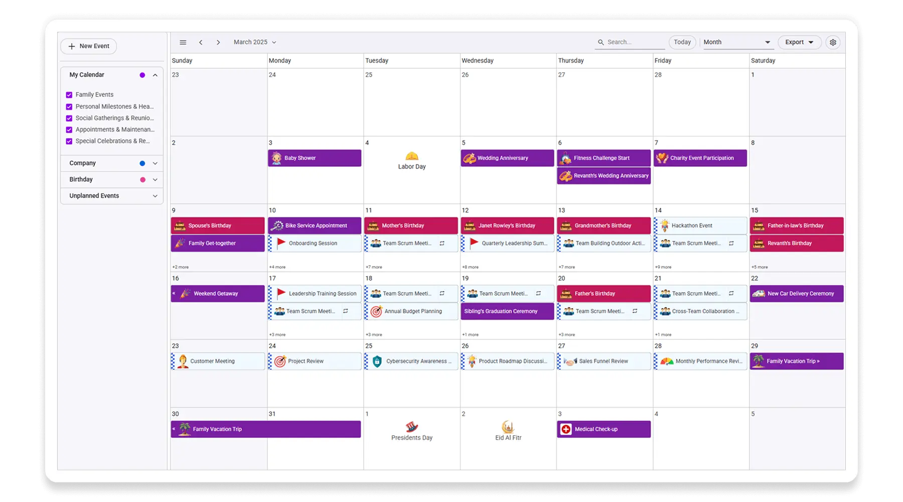 React Scheduler Preview
