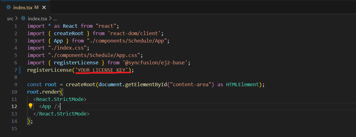 React Scheduler Preview