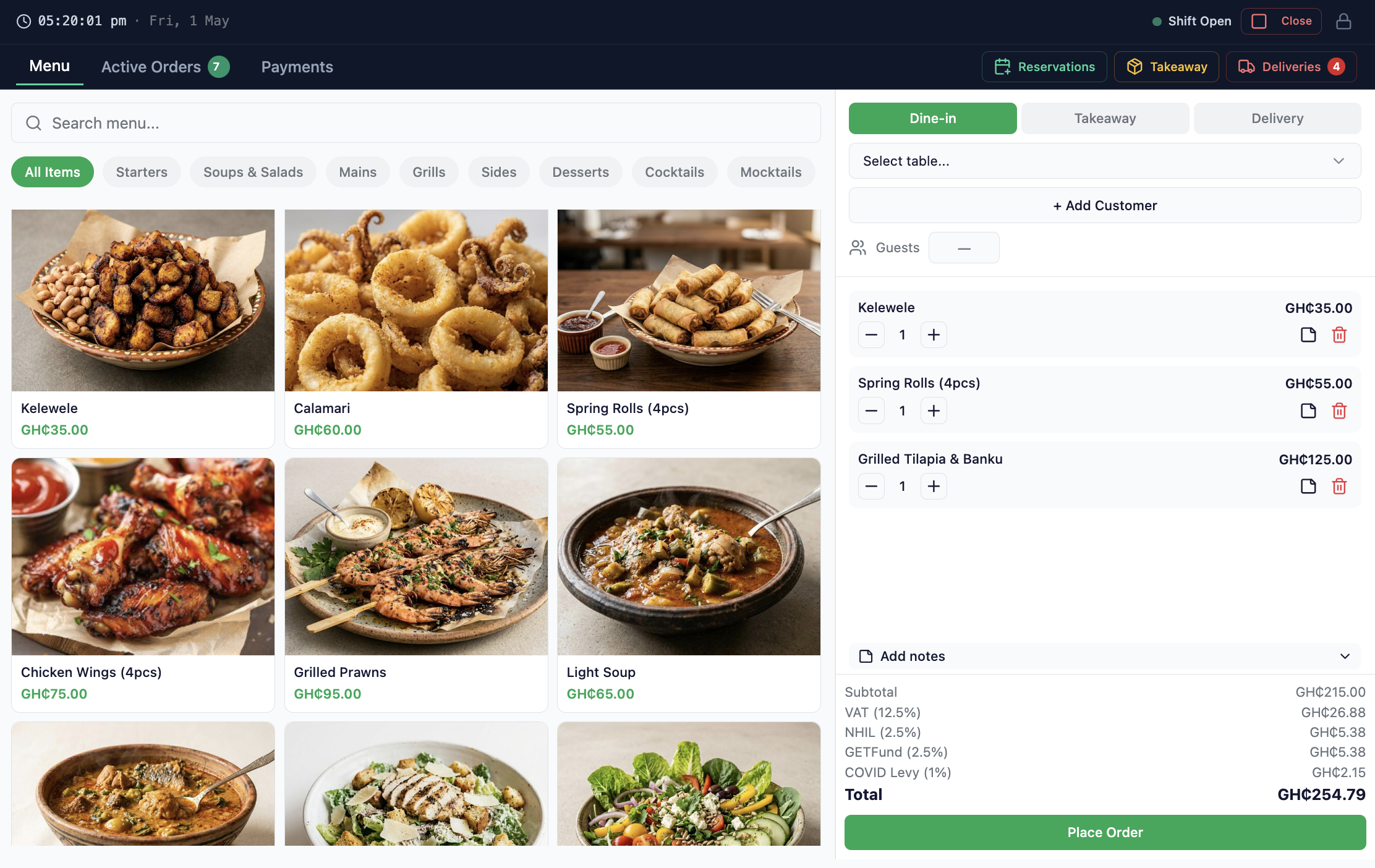 POS and Payments screenshot