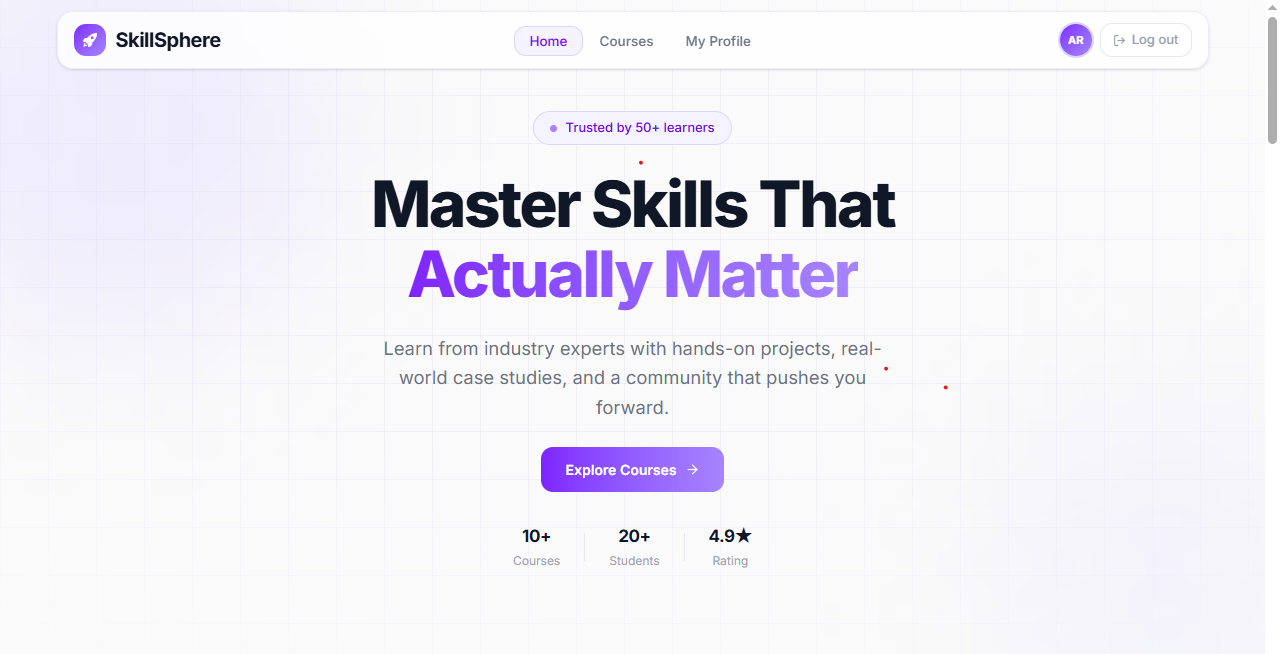 SkillSphere Banner