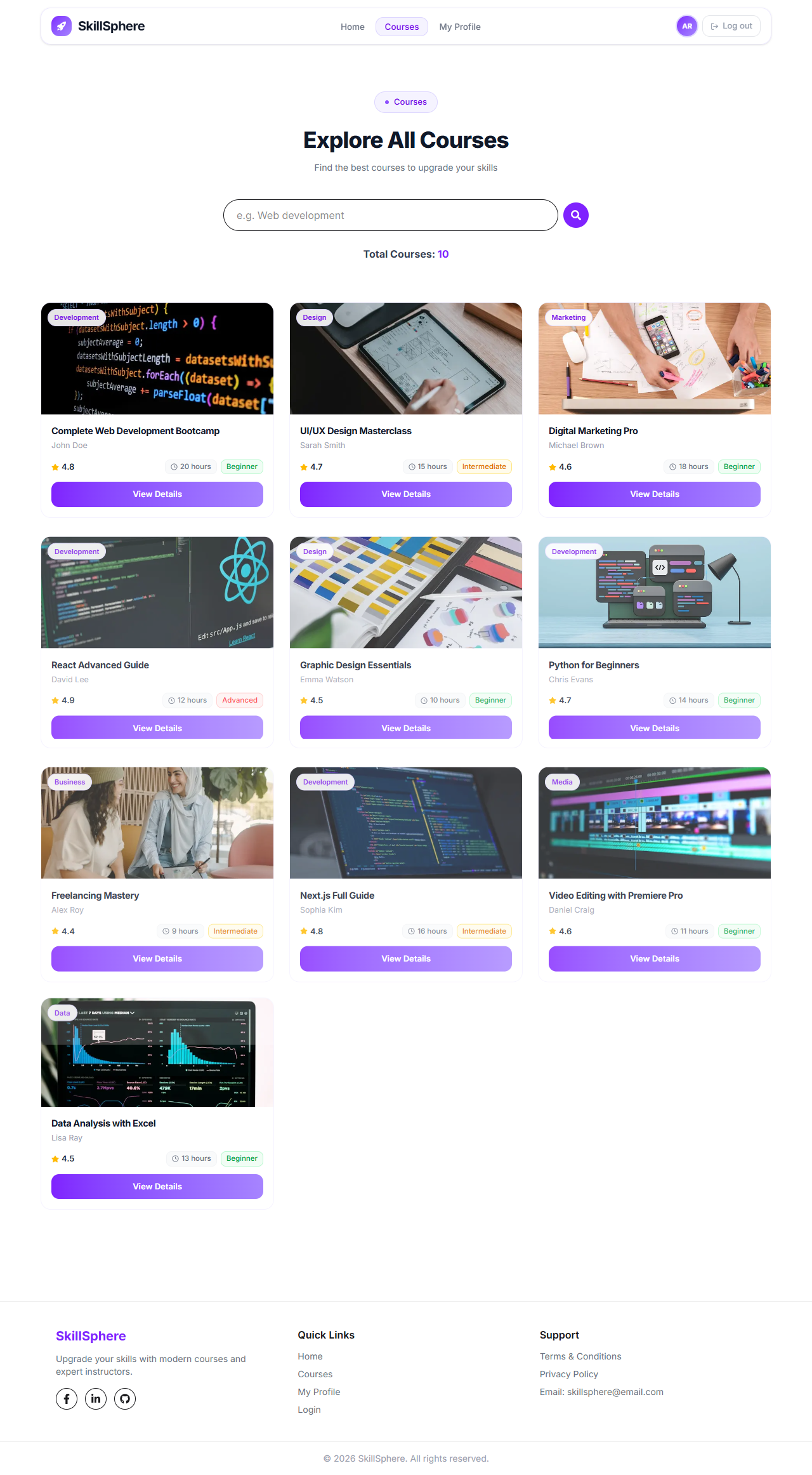 Courses