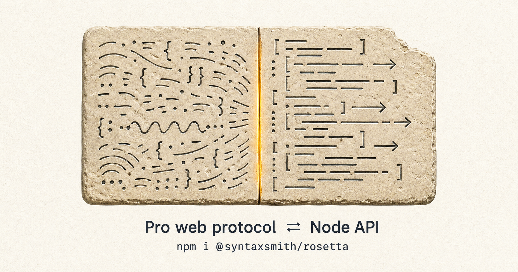 rosetta — Pro web protocol ⇌ Node API