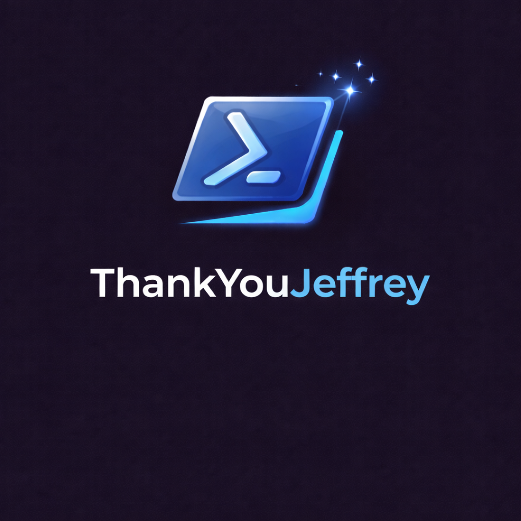Thank You Jeffrey