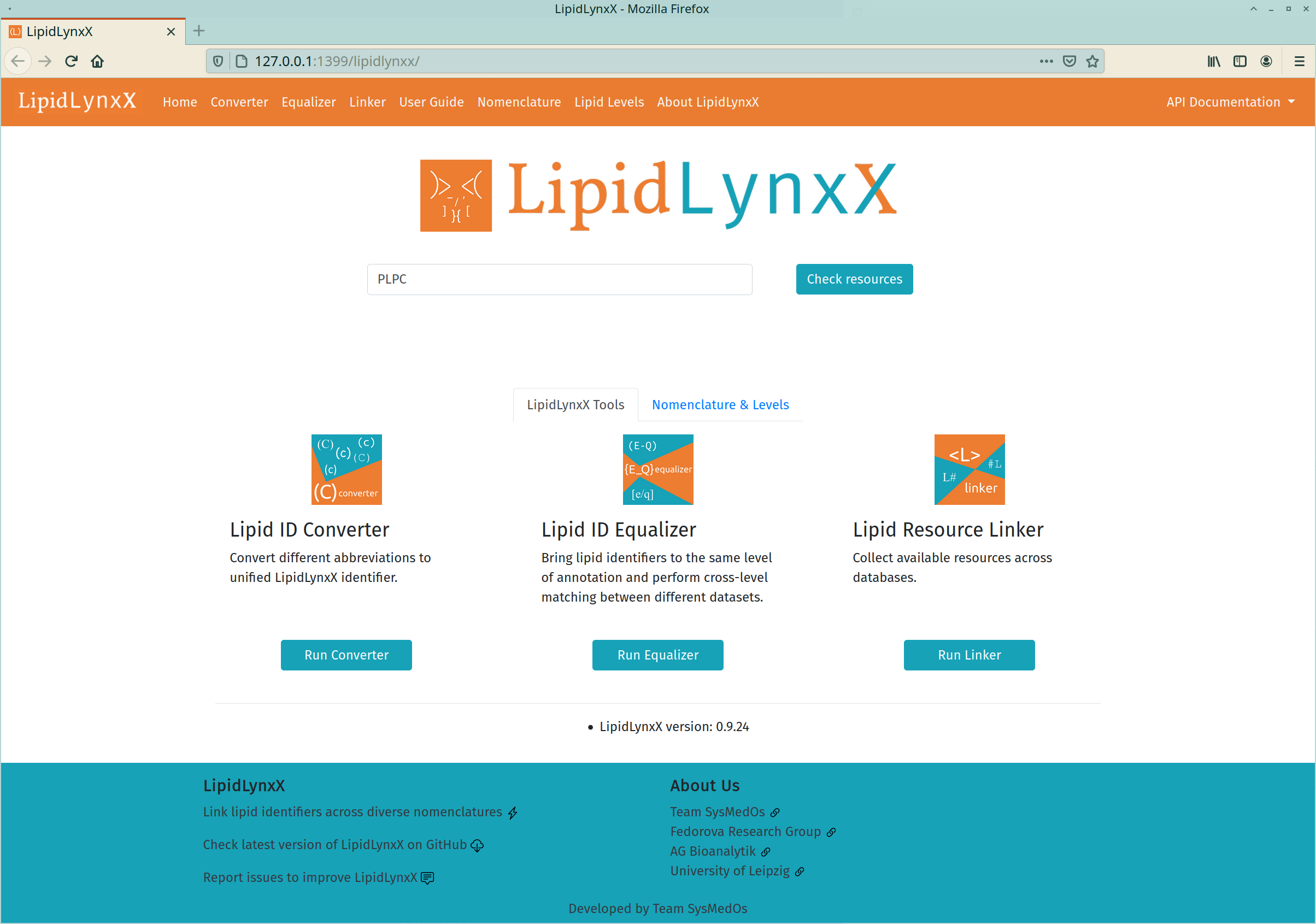 LipidLynx_01_Home