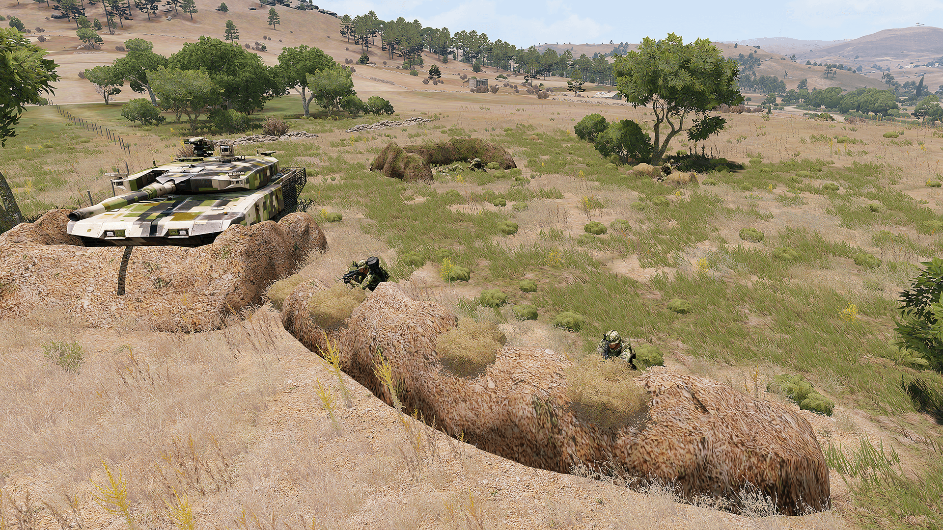 Vehicle trench