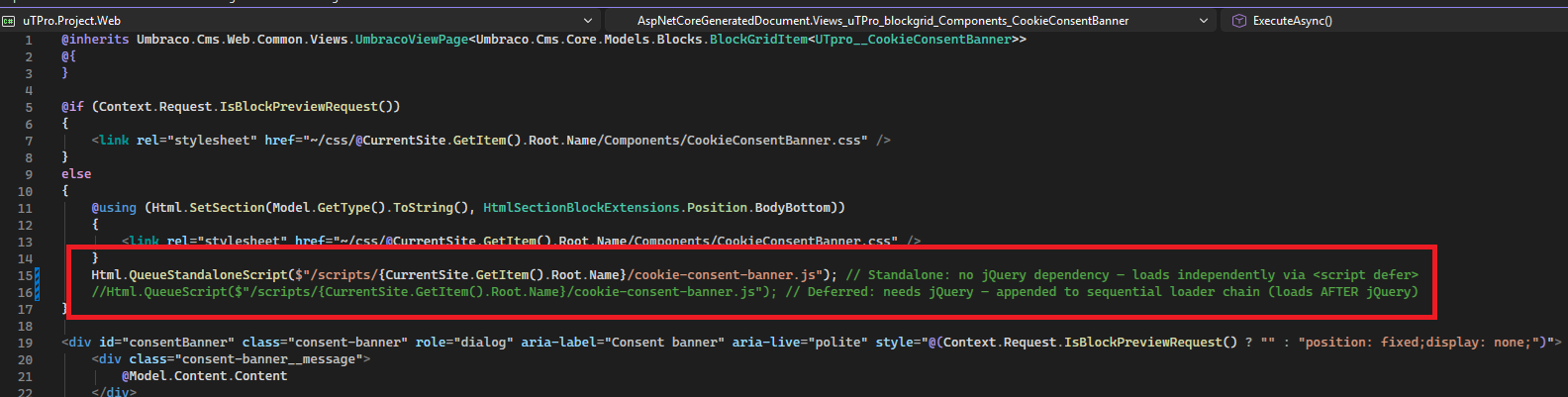 Script Queue Output