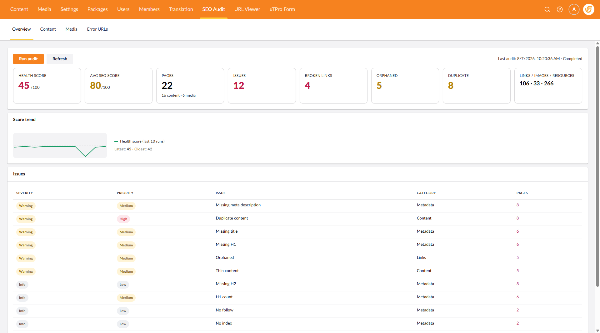 SEO Audit