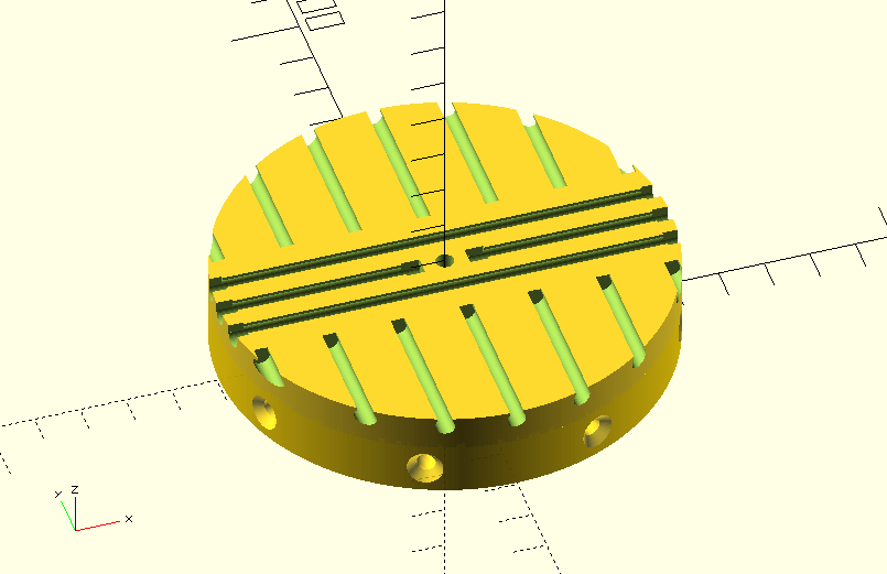 TAMS flange outer adapter for fischertechnik construction set