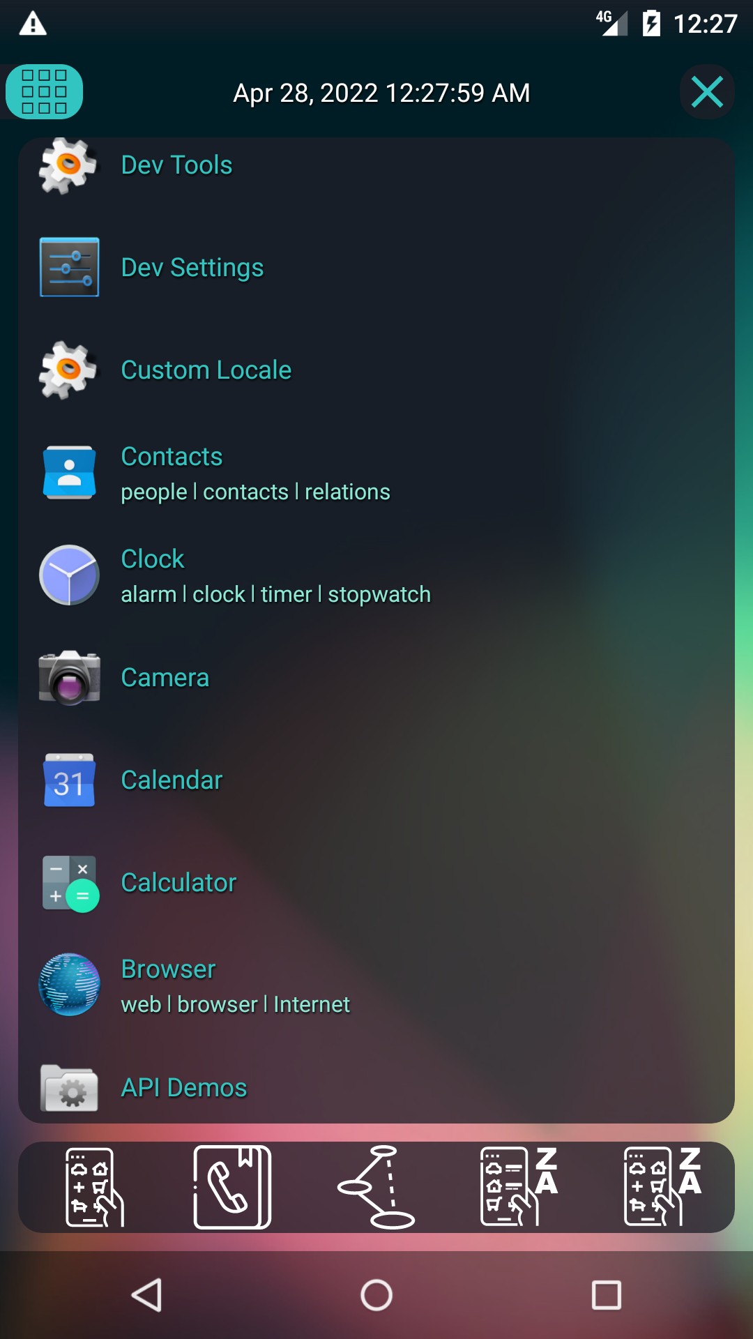 Screenshot 1 of TBLauncher — opens full size