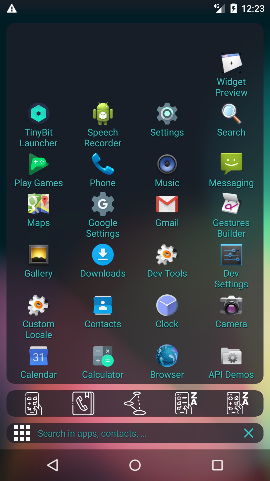 Screenshot 3 of TBLauncher — opens full size