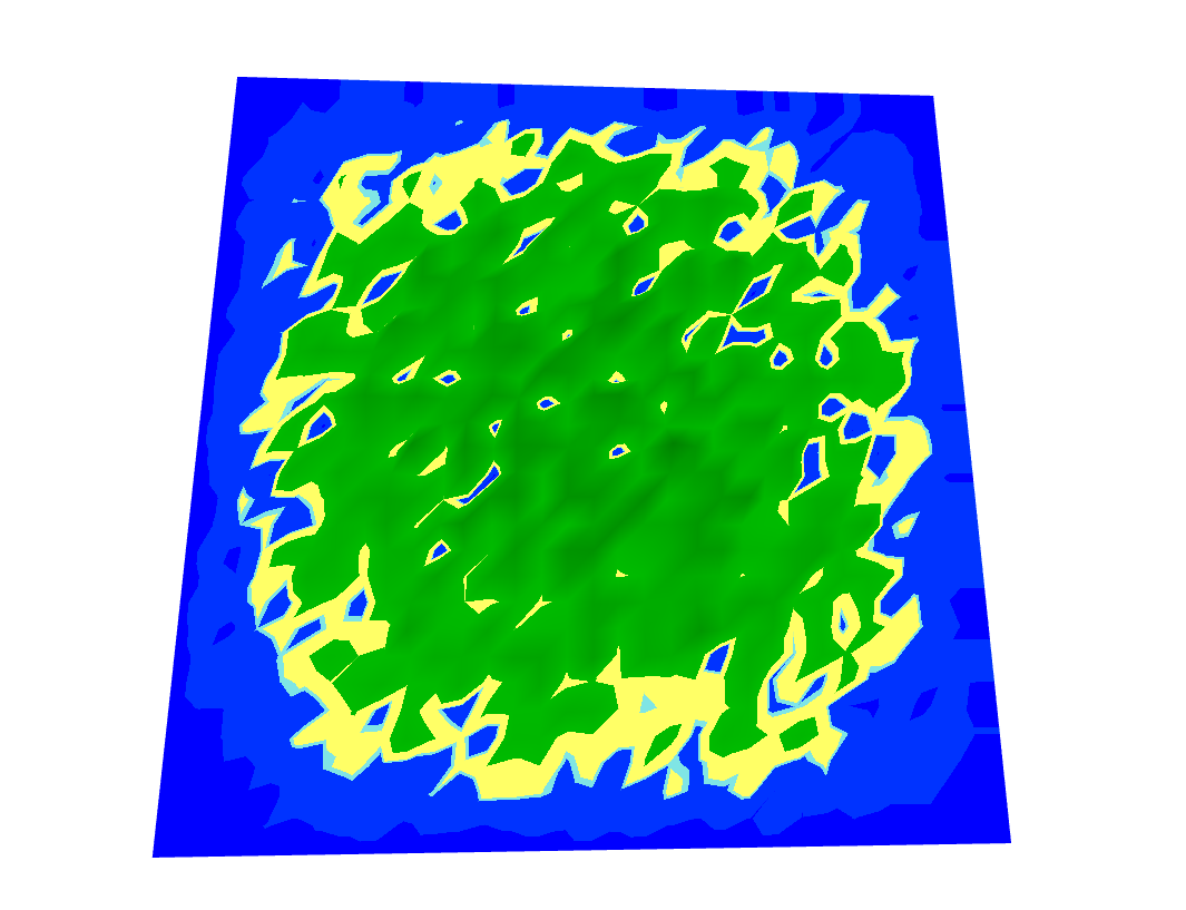 island render with react three fiber