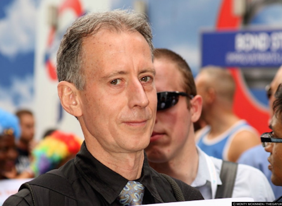 Theresa May left Peter Tatchell off the guest list for a bash celebrating LGBT life in the UK