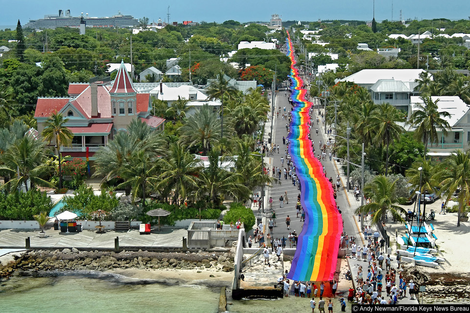 Where is the world's biggest Pride flag?