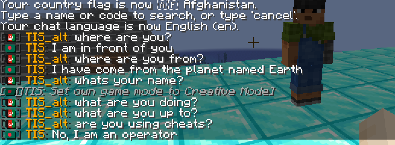 Two players, two languages