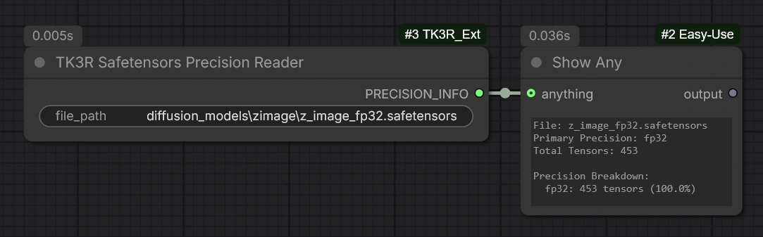 Safetensors Precision Reader