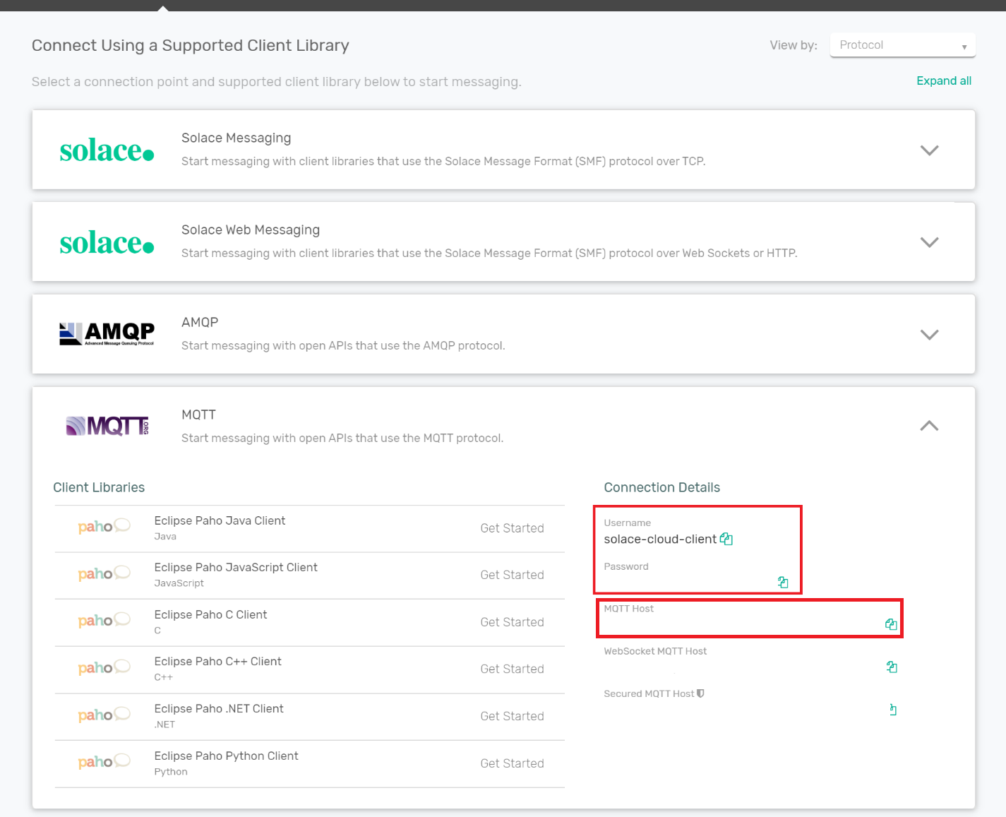 MQTT Credentials