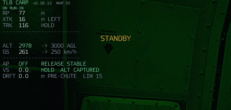 Standby cue