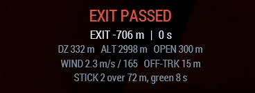 Exit passed