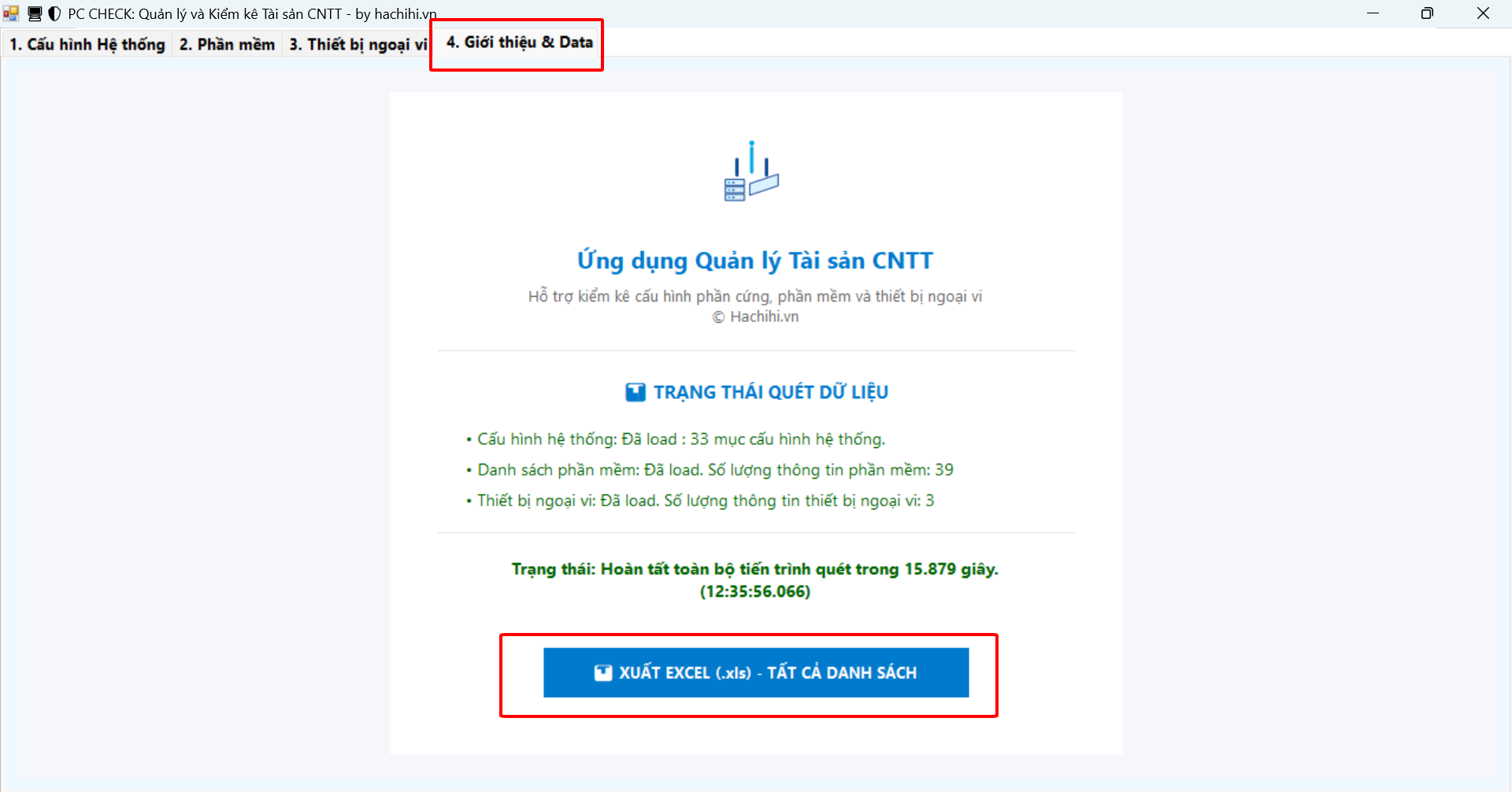 Tab 4: Giới thiệu và Data