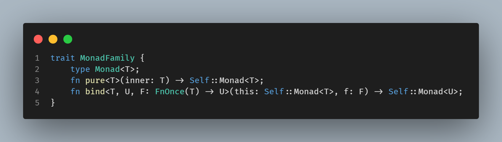 Monad in Rust