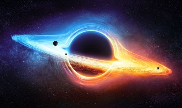 A black hole (illustrative concept)