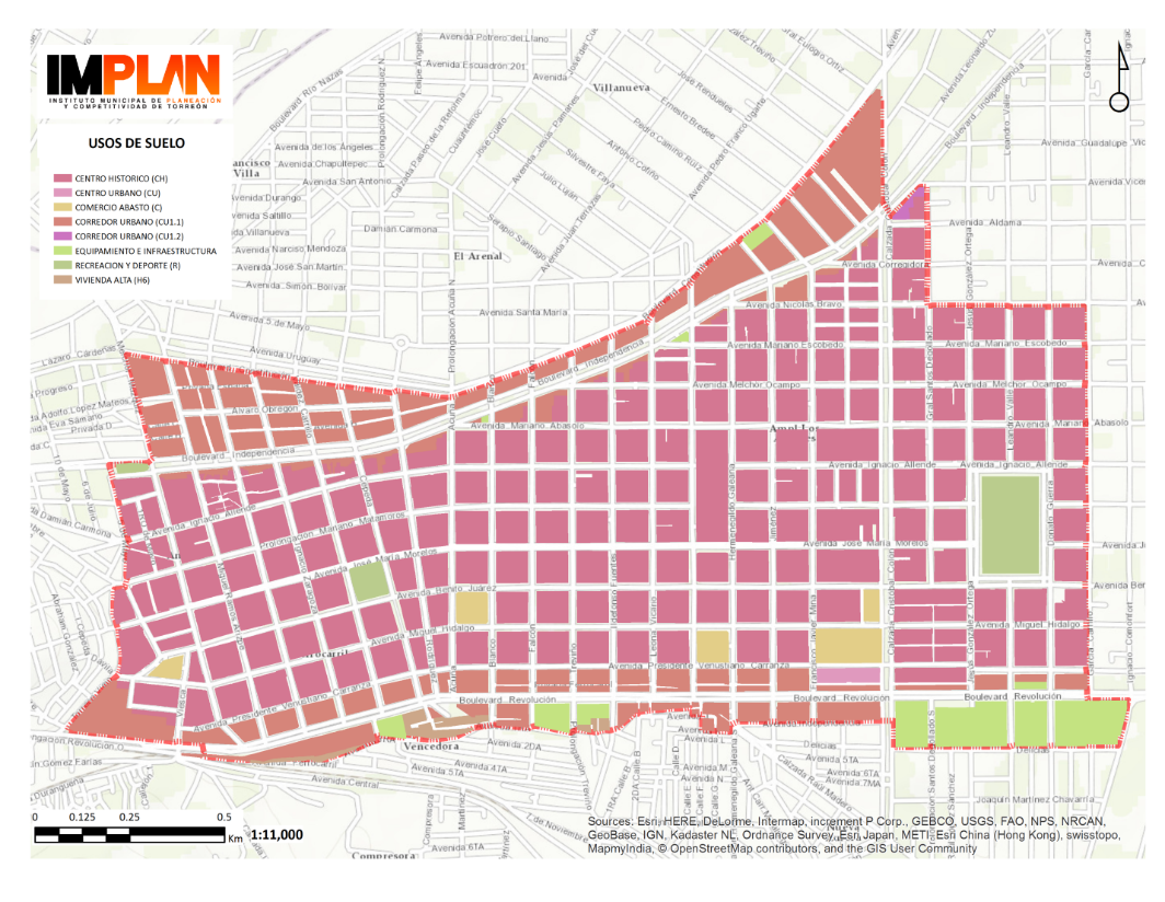 Usos de suelo Centro Histórico