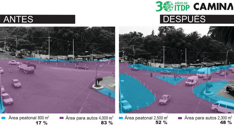 Camina antes y después