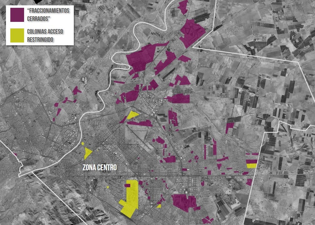 Fraccionamientos cerrados y colonias con acceso restringido
