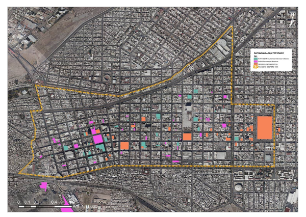 mapa ubicación patrimonio histórico