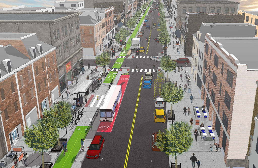 Washington street birds eye rendering