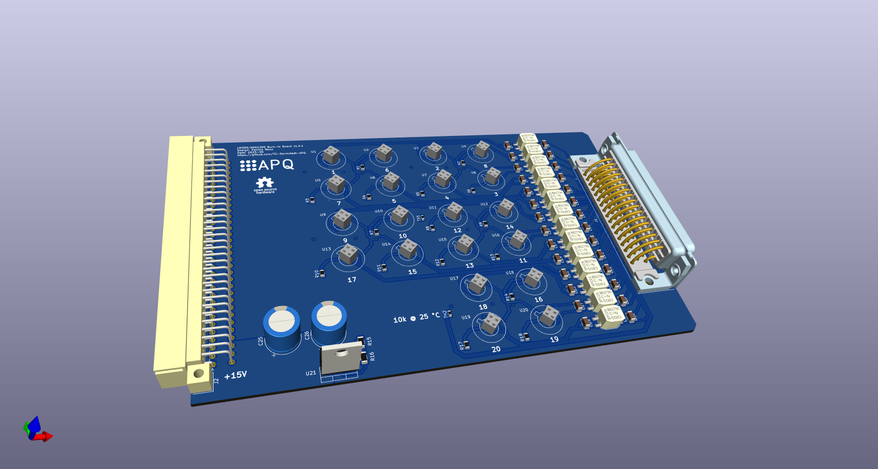 LM399 Burnin Board, from the project README