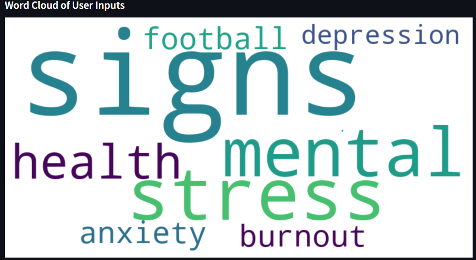 User Input Wordcloud