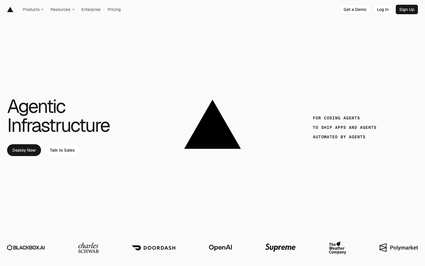 vercel.com — UIForge's offline copy, identical to the pixel including the canvas hero