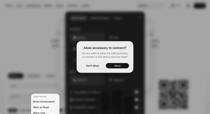 ui.shadcn.com replayed offline: clicking the search opens the real command-palette dialog