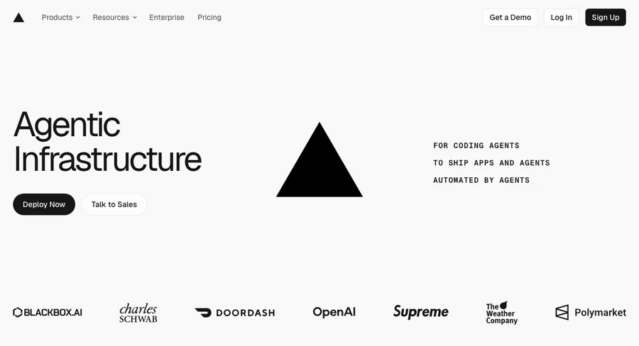 vercel.com replayed offline: clicking Pricing performs a real client-side transition