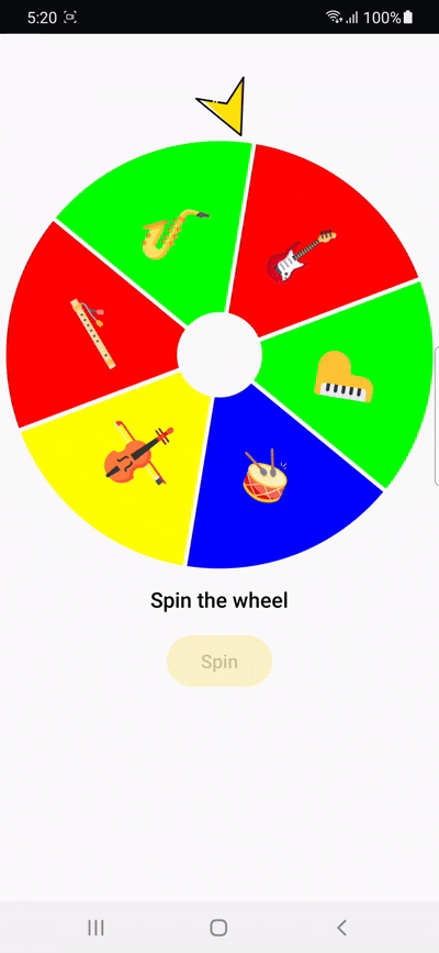 Spin Wheel Demo Image