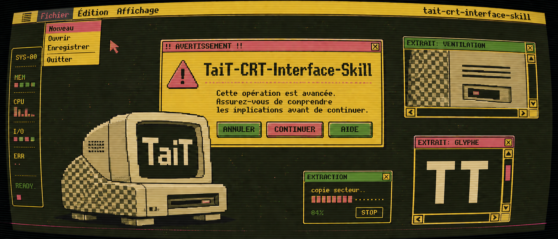 TaiT CRT Interface Skill Banner