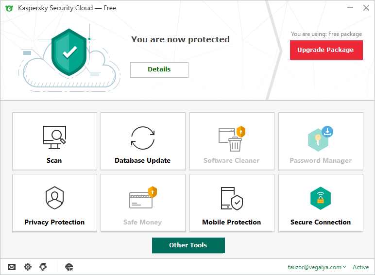 is kaspersky security cloud free good