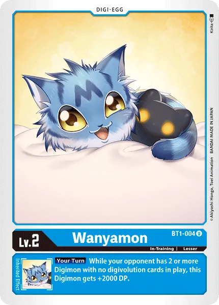 Wanyamon (BT1-004) card