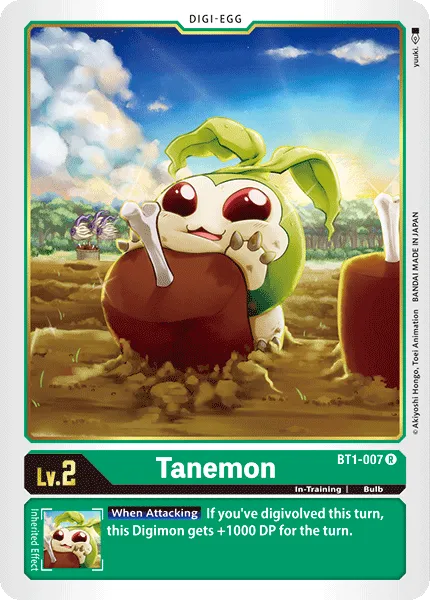 Tanemon (BT1-007) card