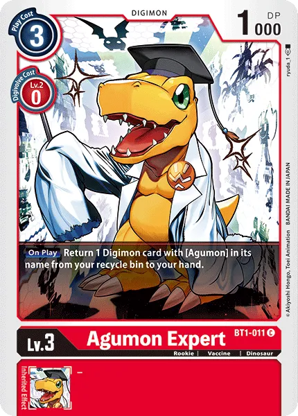 Agumon Expert (BT1-011) card