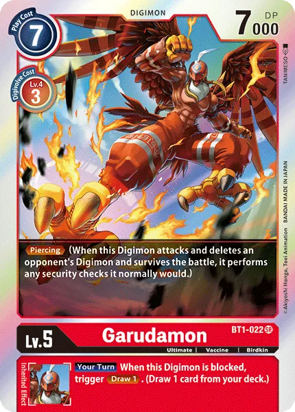 Garudamon (BT1-022) card